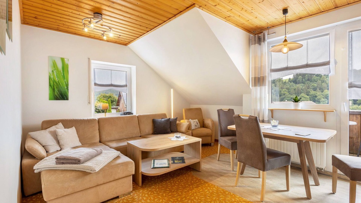 Schwalefeld Apartment | Apartment 'Ferienwohnung Typ 1' with Mountain View, Shared Terrace and Wi-Fi