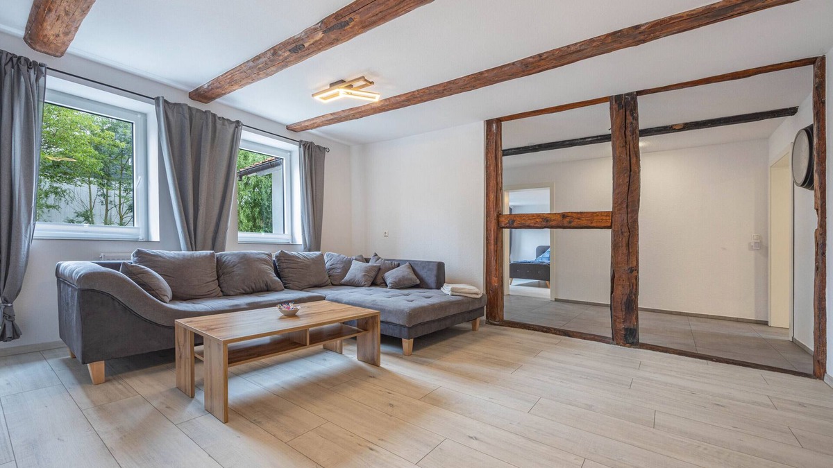 Hammenstedt Apartment | Apartment 'Ferienwohnung 1' with Private Terrace, Private Garden and Wi-Fi