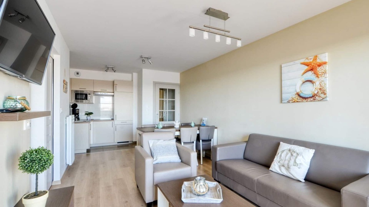 Bray-Dunes House | Apartment for 6 people (2 adults - 4 children) with balcony
