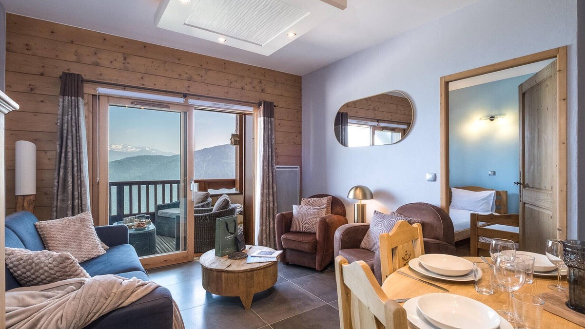 Bisanne 1500 Apartment | Apartment for 6 with balcony and parking, Bisanne 1500