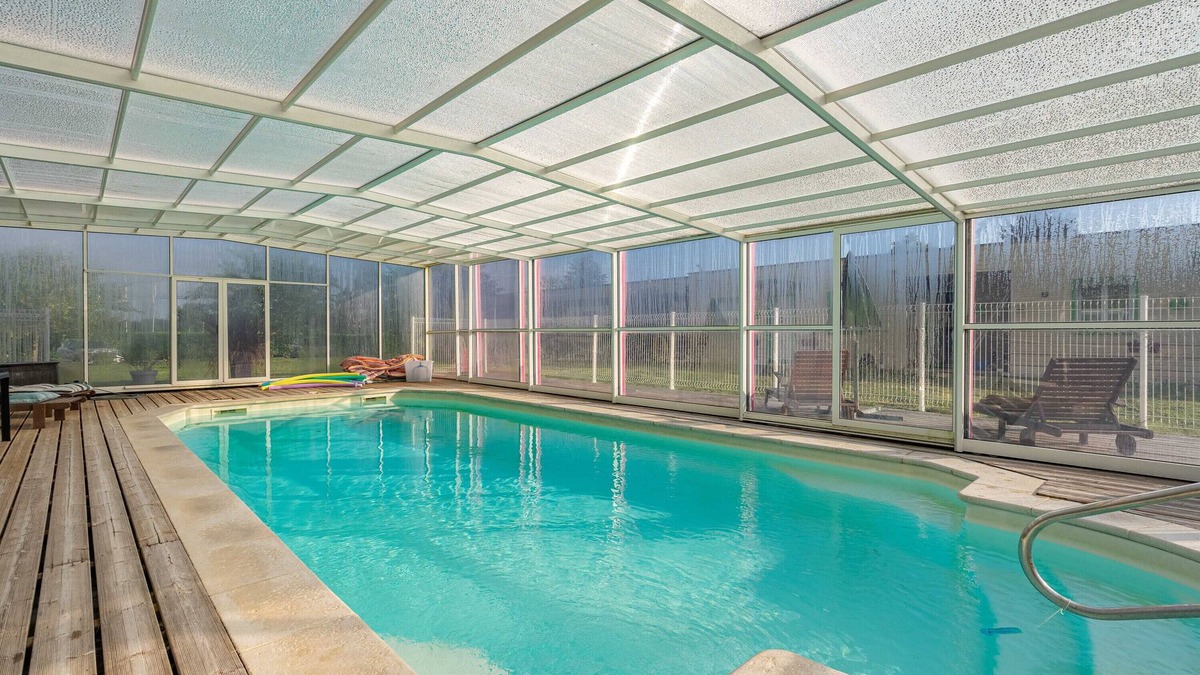 Saint-Simon-de-Bordes Apartment | Apartment 'Le Clos Du Champ De L'Amour - Fort Boyard' with Private Pool and Air Conditioning
