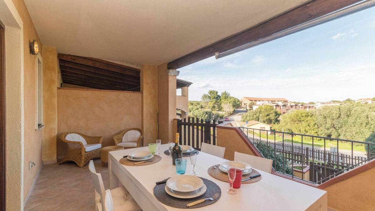 Baia Caddinas Apartment | Apartment 'Golfo Aranci - Gli Orizzonti 26' with Sea View, Private Terrace and Air Conditioning