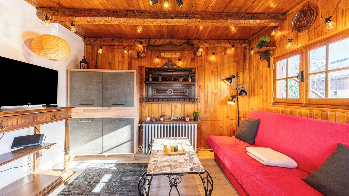Albiez-le-Vieux Apartment | Apartment 'Grand Balcon' with Mountain View and Balcony