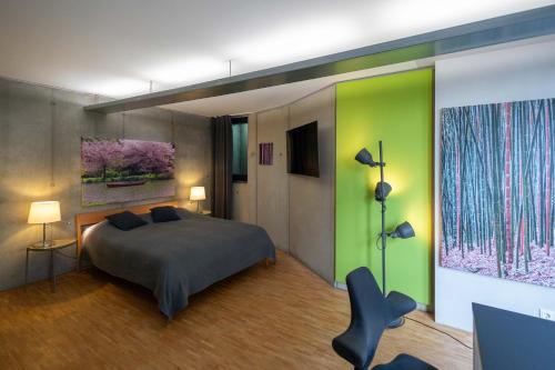 Leonberg Apartment | Apartment "Green Bamboo" - Business-30 qm-ruhig-Parkplatz-Arbeitsplatz