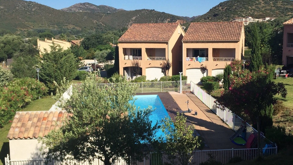 Oletta Apartment | Apartment in a recent residence with swimming pool 5 minutes from Saint Florent