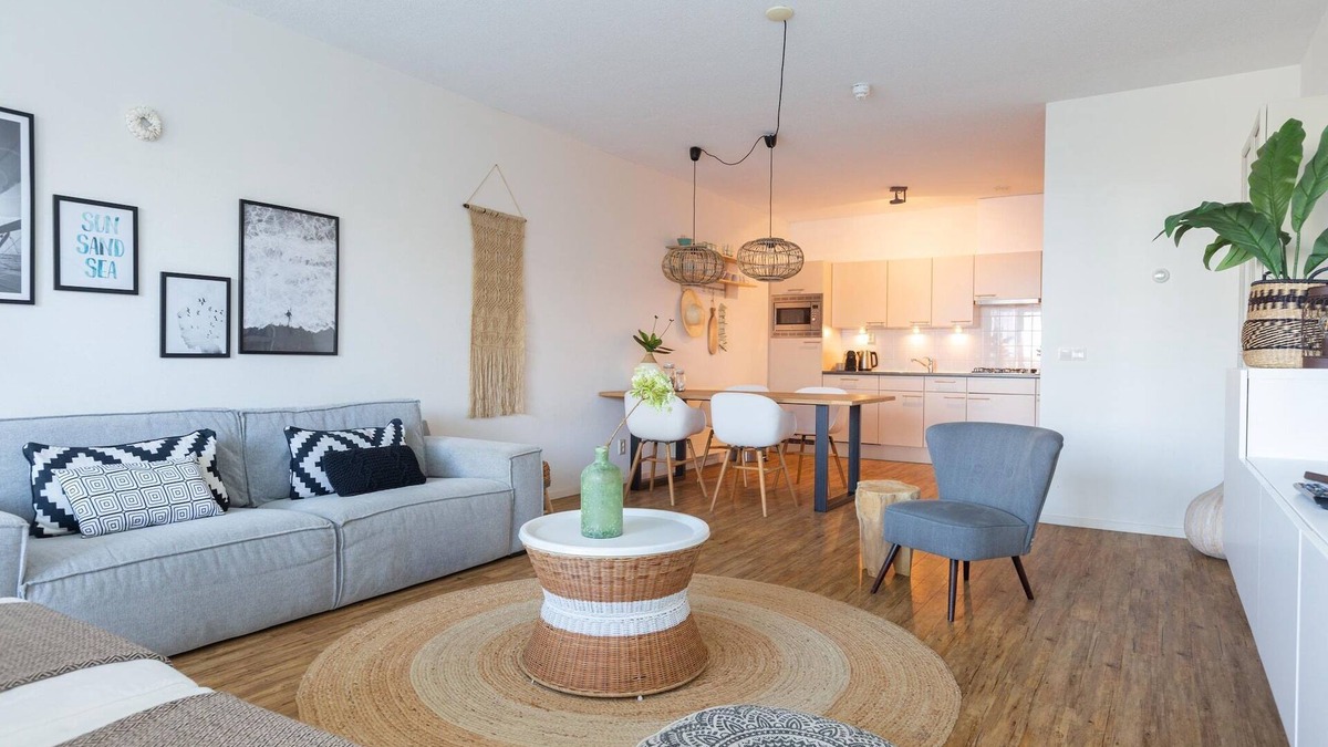 Vissershaven Apartment | Apartment in Den Haag with Balcony