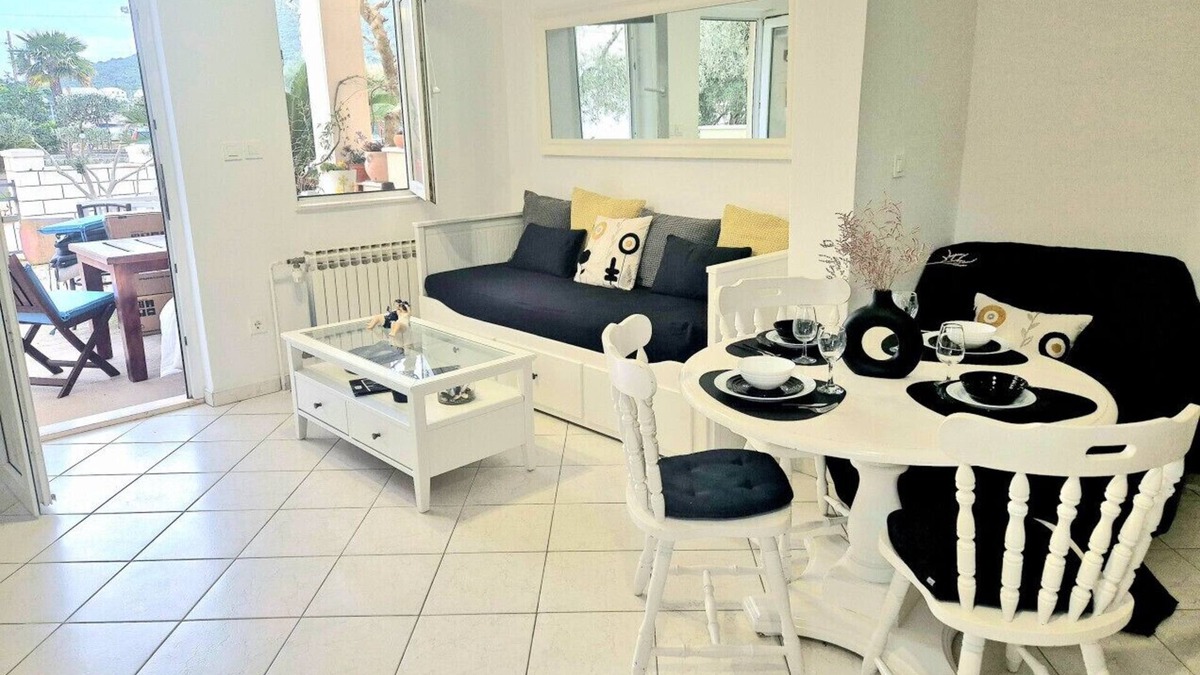 Mali Ston Apartment | Apartment in Ston/Mali Ston with Seaview, Terrace, Air condition, WIFI (3588-2)