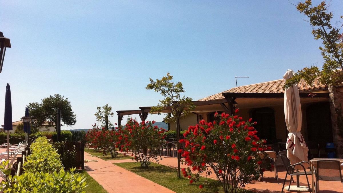 Pomaia Apartment | Apartment in terraced house with two terraces -gardens, 2-room-5 people