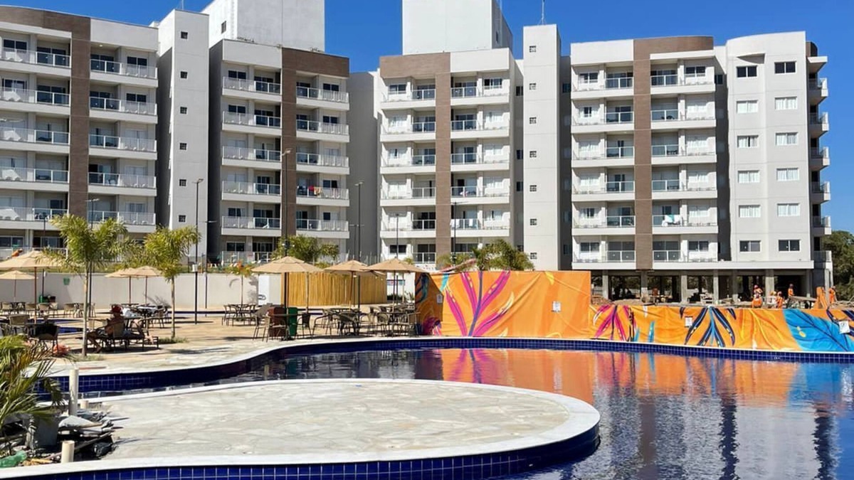 Setor Lagoa Quente Apartment | Apartment in the best resort in Caldas, 450m from the Eco Beach