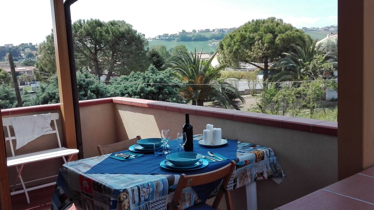 Marcelli House | Apartment in Villetta Passione Marinara near the sea, Terrace, parking space