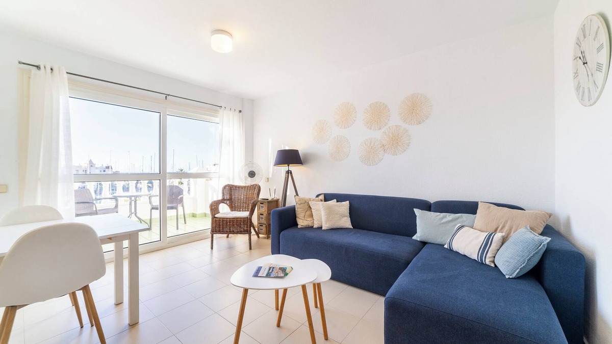 Almerimar Apartment | Apartment 'Just at the Heart of the Village' with Sea View, Balcony & Wi-Fi