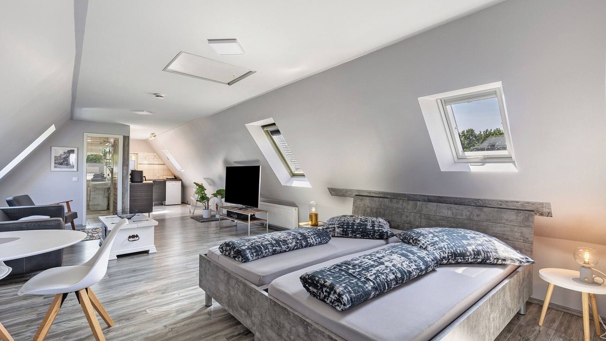 Groß Schauen Apartment | Apartment 'Klein Amerika' with Balcony and Wi-Fi