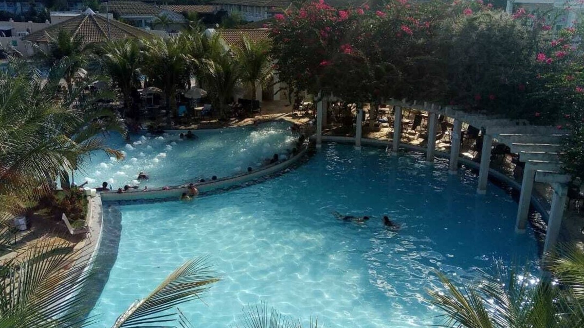 Jardim Paraiso Apartment | Apartment Lacqua diRoma l with water park included in the daily pay in 12x