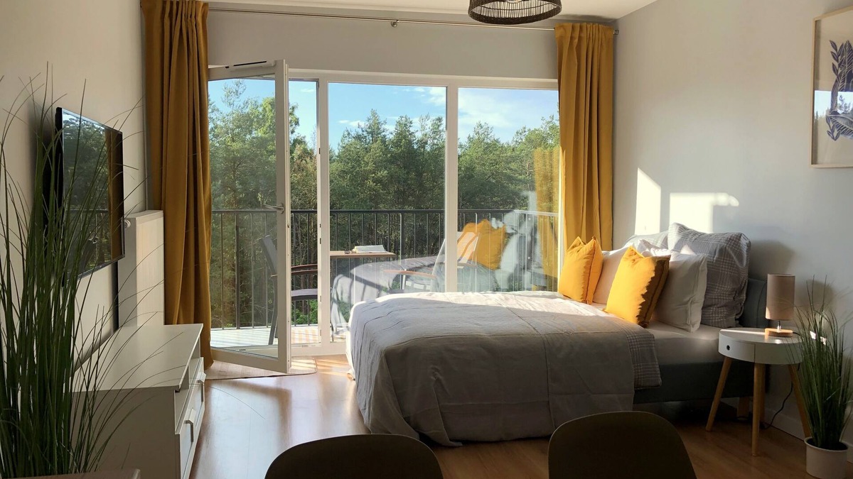 Miedzywodzie Apartment | Apartment Malina directly by the sea