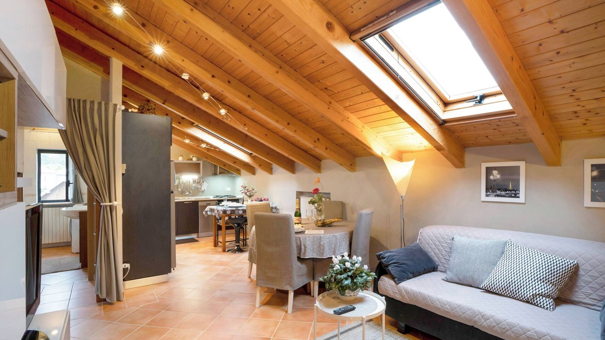 Gozzano Apartment | Apartment 'Mansarda Margherita' with Mountain View & Wi-Fi