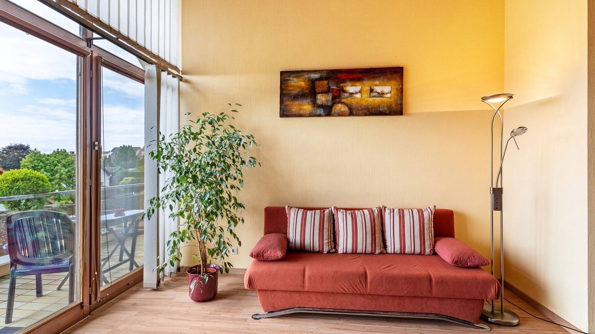 Friesenheim Apartment | Apartment "Marlene" with Mountain View, Private Balcony & Wi-Fi
