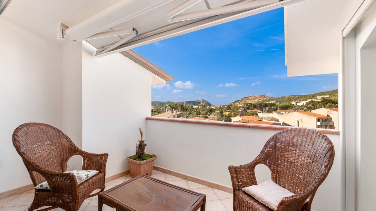Iglesias Historic Centre Apartment | Apartment 'Mayor's House' with Mountain View, Private Terrace and Air Conditioning