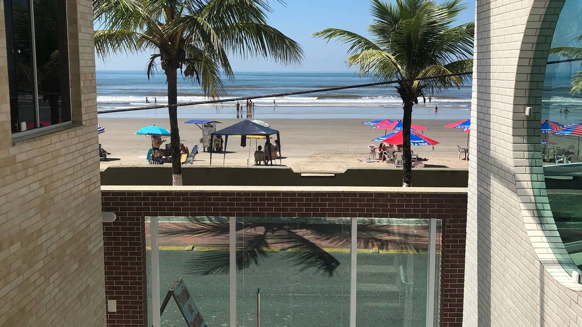 Mongagua Apartment | Apartment Mongaguá Beachfront Downtown 2 bedrooms 1 suite 86 mts.