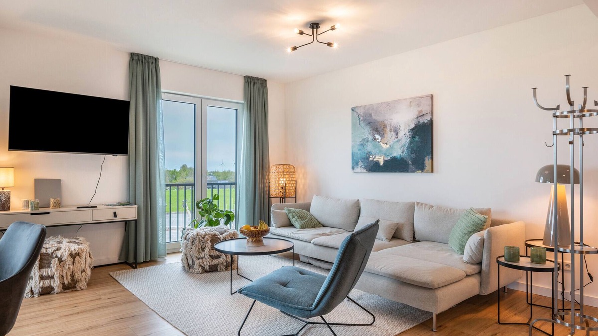 Ostersiel Apartment | Apartment 'Möwe' with Sea View and Wi-Fi