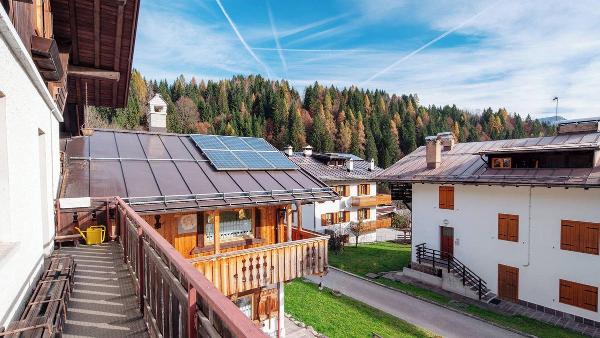Falcade Apartment | Apartment 'Mulaz' with Mountain View, Shared Garden and Wi-Fi