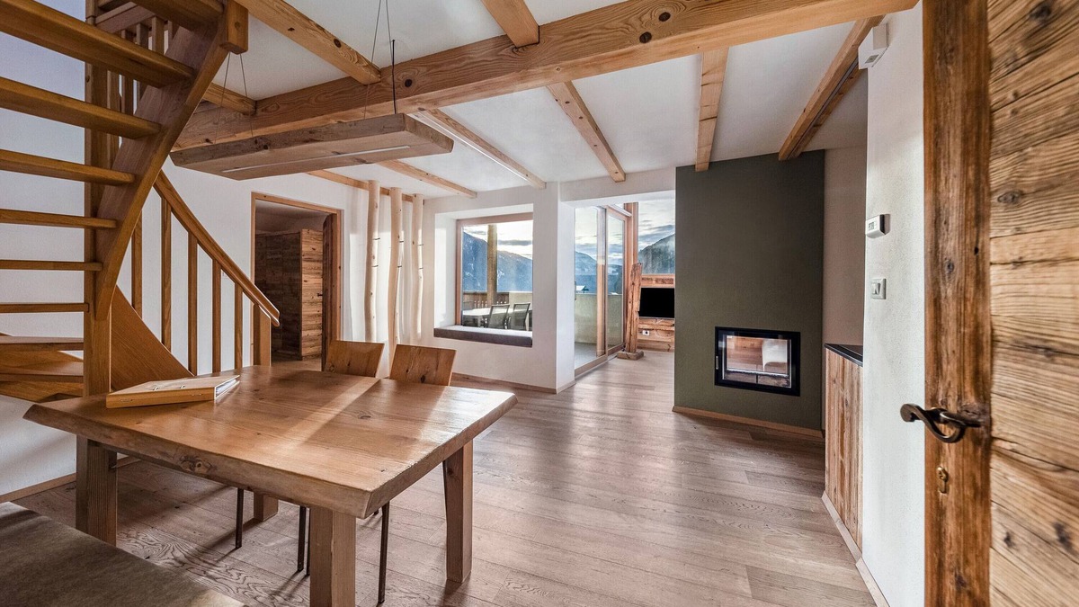 Trodena Apartment | Apartment 'Naturoase Stegerhof Ringelblume' with Mountain View, Shared Pool and Sauna