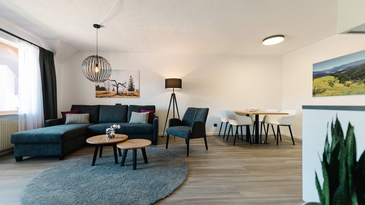 Simonswald Apartment | Apartment no. 16 - Modern vacation apartment, 70sqm, 2 bedrooms, 1 living room, max. 4 persons