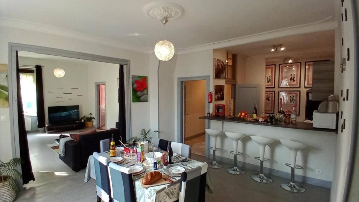 Thann Apartment | Apartment overlooking Collegiate Church of Thann.