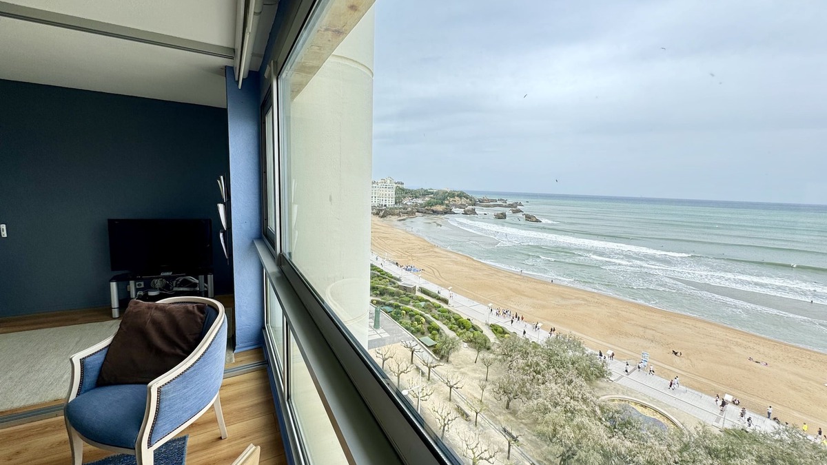Biarritz City Centre Apartment | Apartment PANORAMIQUE VIEW - Grande Plage Biarritz - PARKING