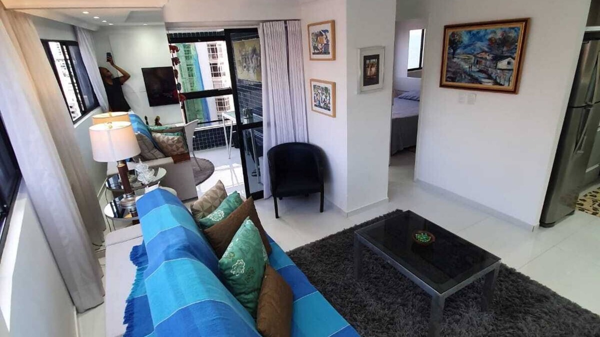 Boa Viagem Apartment | Apartment Portal dos Mares Comfort and Security/View to the Sea.