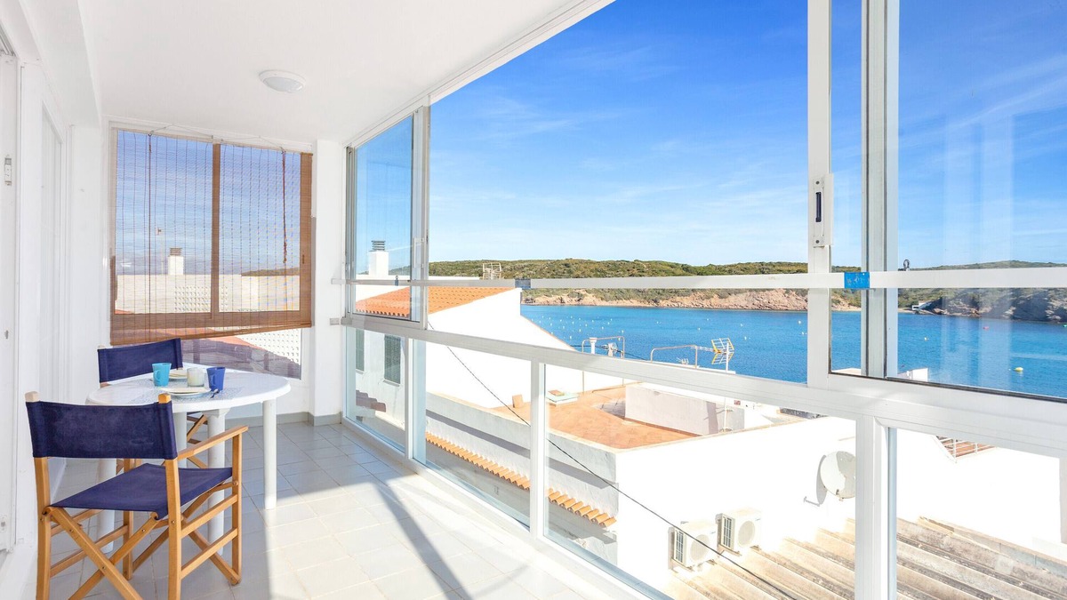 Es Grau Apartment | Apartment 'Preciosas Vistas En Es Grau' with Private Terrace, Wi-Fi and Air Conditioning