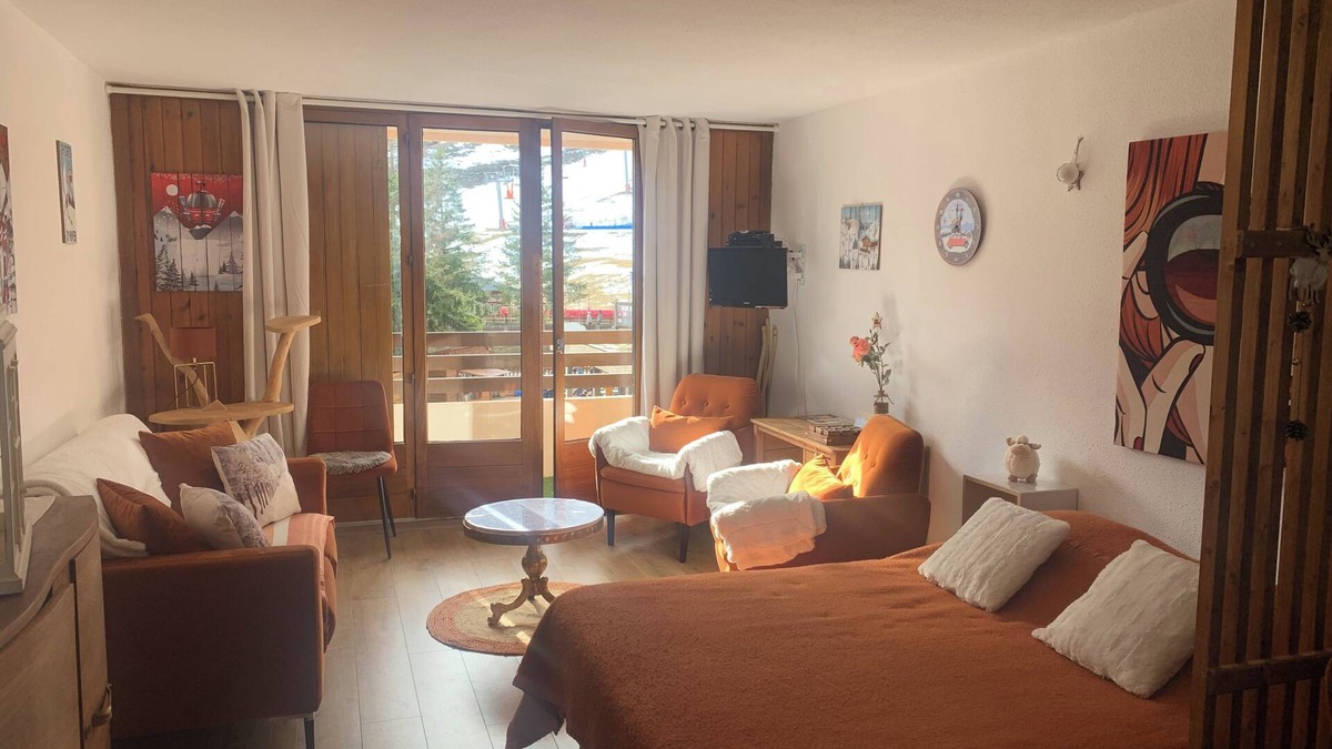 Gouaux-de-Larboust Apartment | Apartment rental Peyragudes les Agudes at the foot of the slopes