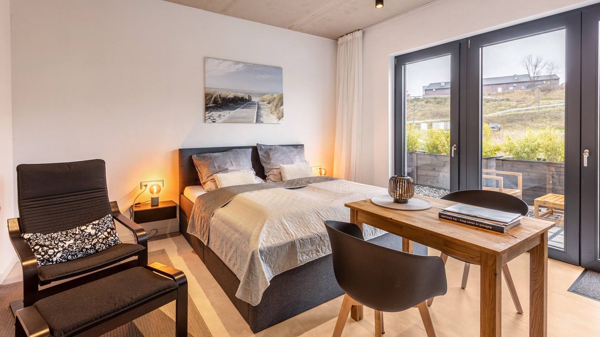 Muldestausee Apartment | Apartment 'Schlossterrassen 4a' with Terrace, Shared Garden and Wi-Fi