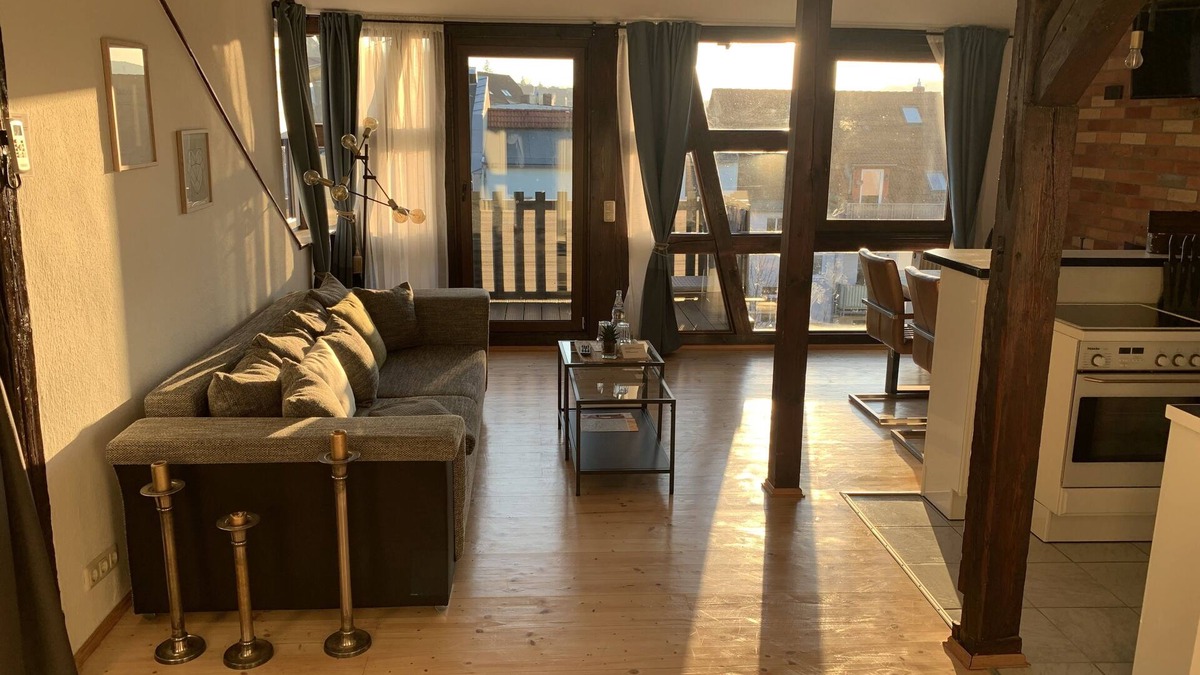 Jena Apartment | Apartment Skyline of Jena luxurious, unique, free wifi, air conditioned,