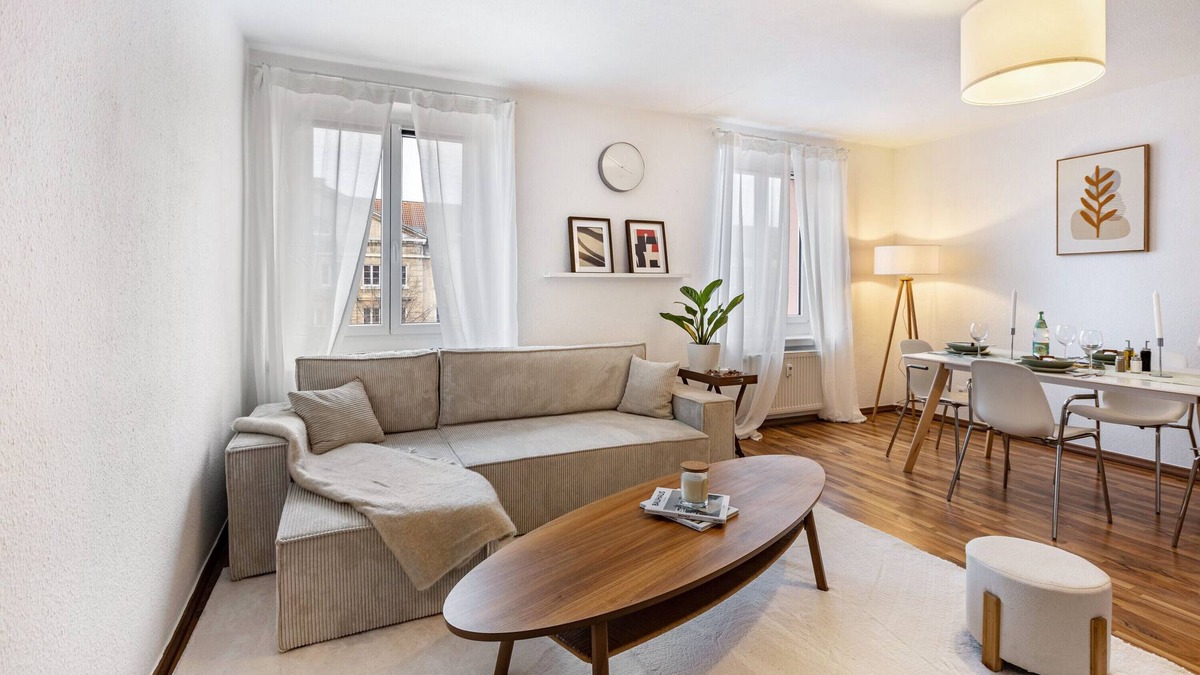 Dessau Apartment | Apartment 'Spa Am Bauhausmuseum' with Balcony and Wi-Fi