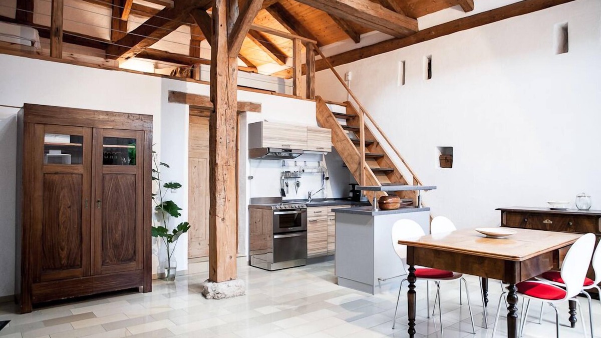 Schernfeld Apartment | Apartment/studio (converted barn, 40 sqm) with gallery