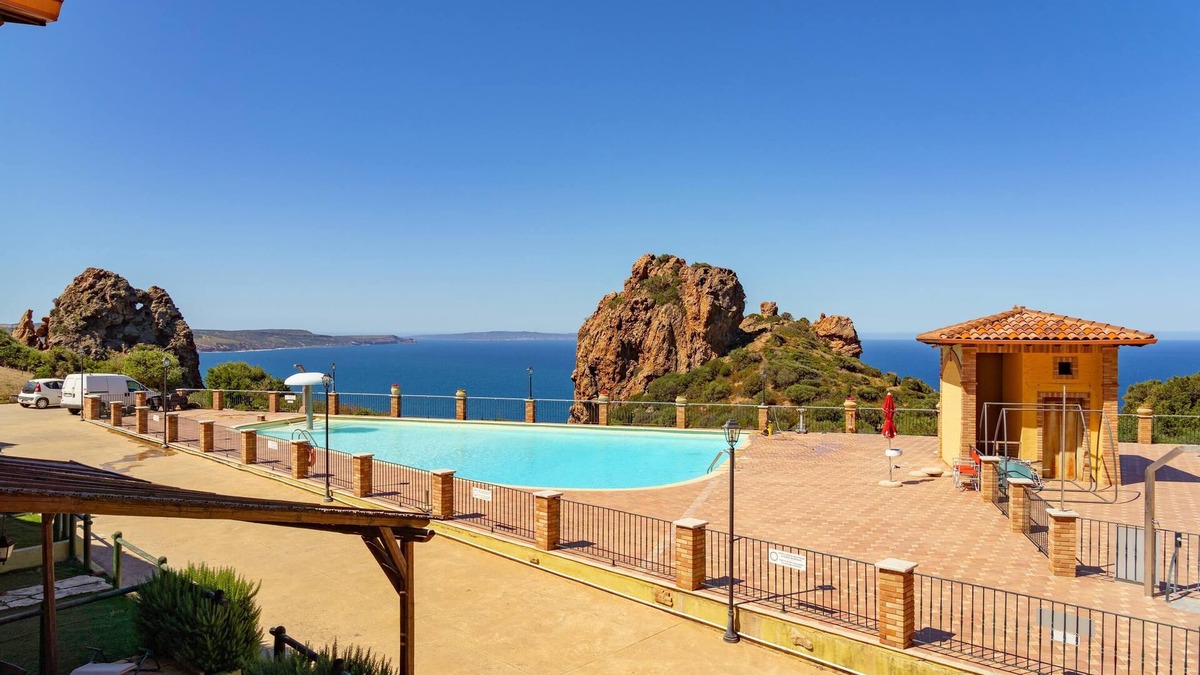 Nebida House | Apartment Villetta L'Estasi - Tanca Piras with Sea View, Pool & Wi-Fi