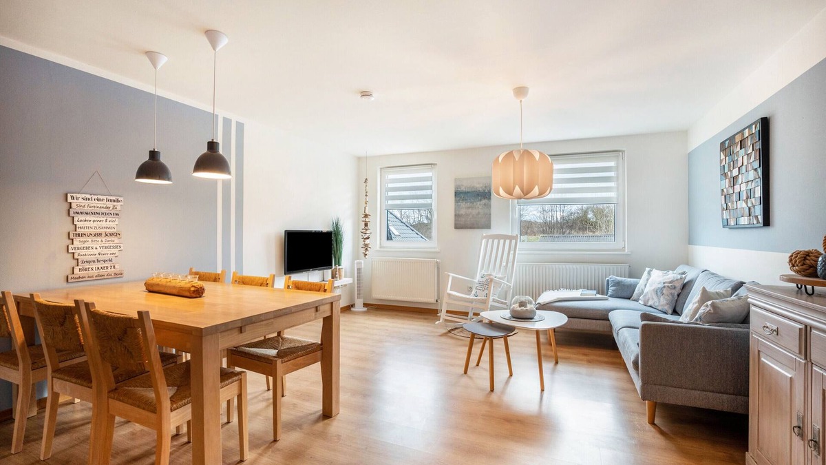 Westerholz Apartment | Apartment 'Wellenreiter' with Shared Garden and Wi-Fi