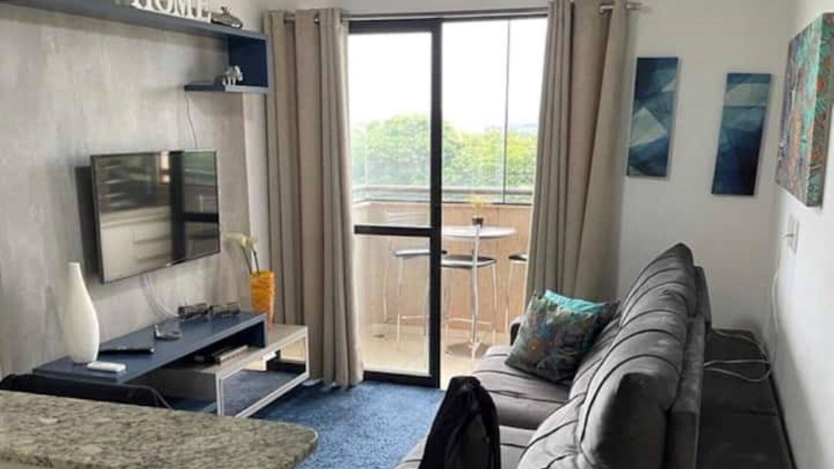 Subsetor Sul - 5 Apartment | Apartment with air-conditioned barbecue balcony