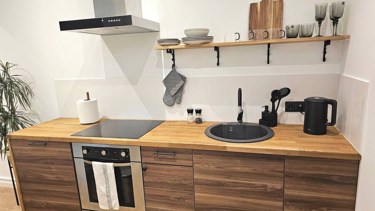 Avoti Apartment | Apartment with a fire-place