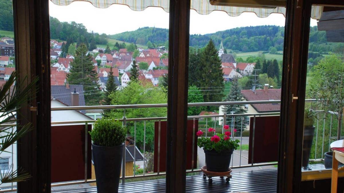 Gomadingen Apartment | Apartment with balcony and wonderful view. Sunny, quiet location on the outskirts