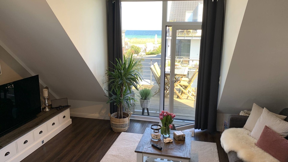 Haffkrug Apartment | Apartment with sea view, 30 meters to the beach
