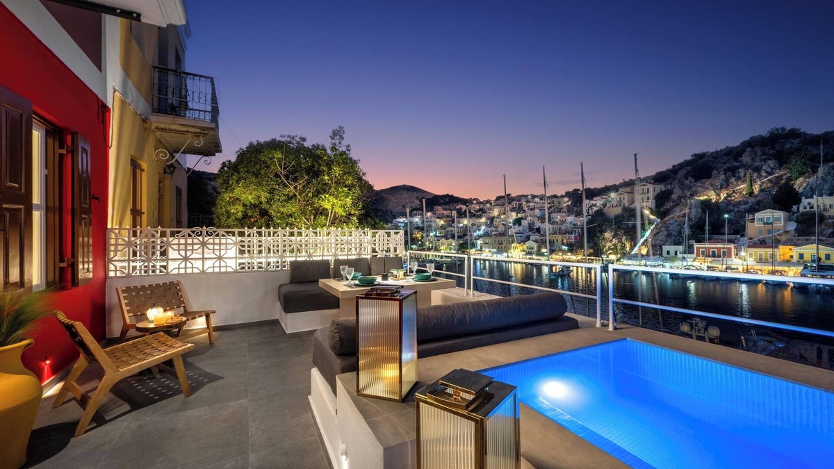 Symi Apartment | Apartment with sea view