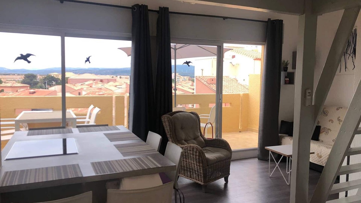 Port Leucate Apartment | Apartment with terrace, sleeps 4, near beach, parking