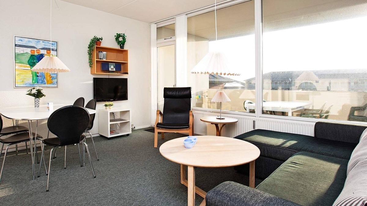 Rindby Strand Apartment | Apartment with terrace in a holiday park