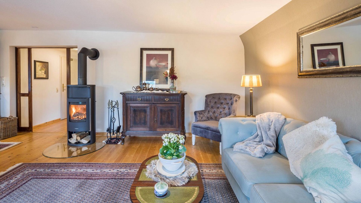 Feldatal Apartment | Apartment 'Wohnung Mit Kaminofen Im Vogelsberg' with Balcony and Wi-Fi