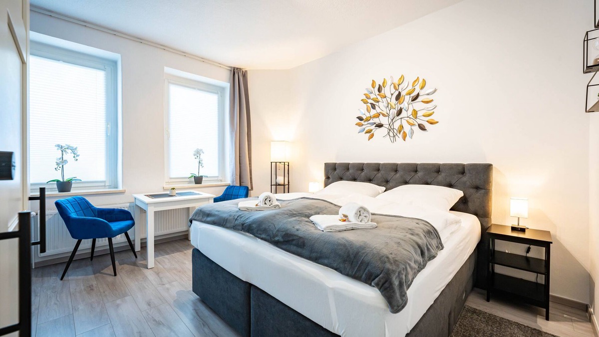 Sudenburg Apartment | Apartmento blue I Central I W-LAN I Netflix I Modern