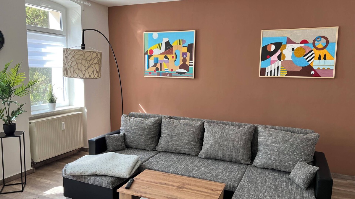 Bad Schandau Apartment | Apartments Badallee 4, Bad Schandau, apartment no. 6, 70 m2, 1 bedroom, balcony