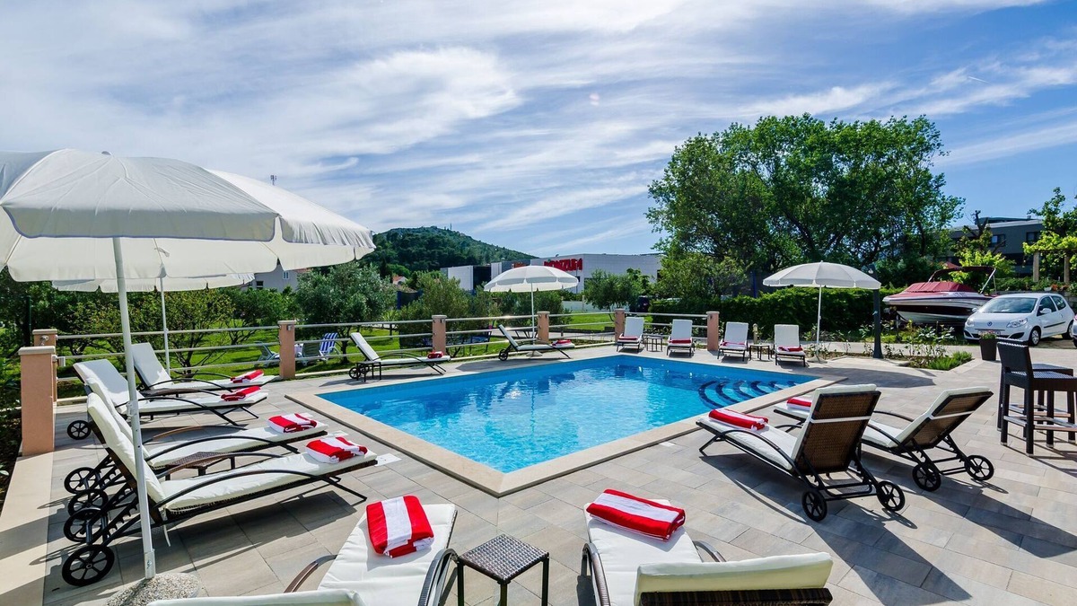 Srebreno Apartment | Apartments Mali Paradiso - One Bedroom Apartment with Terrace and Pool View(A3)