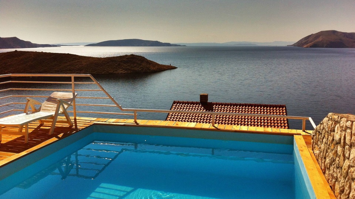 Lukovo Apartment | Apartments of 100sqm, with pool, unobstructed sea view, about 250m to the sea