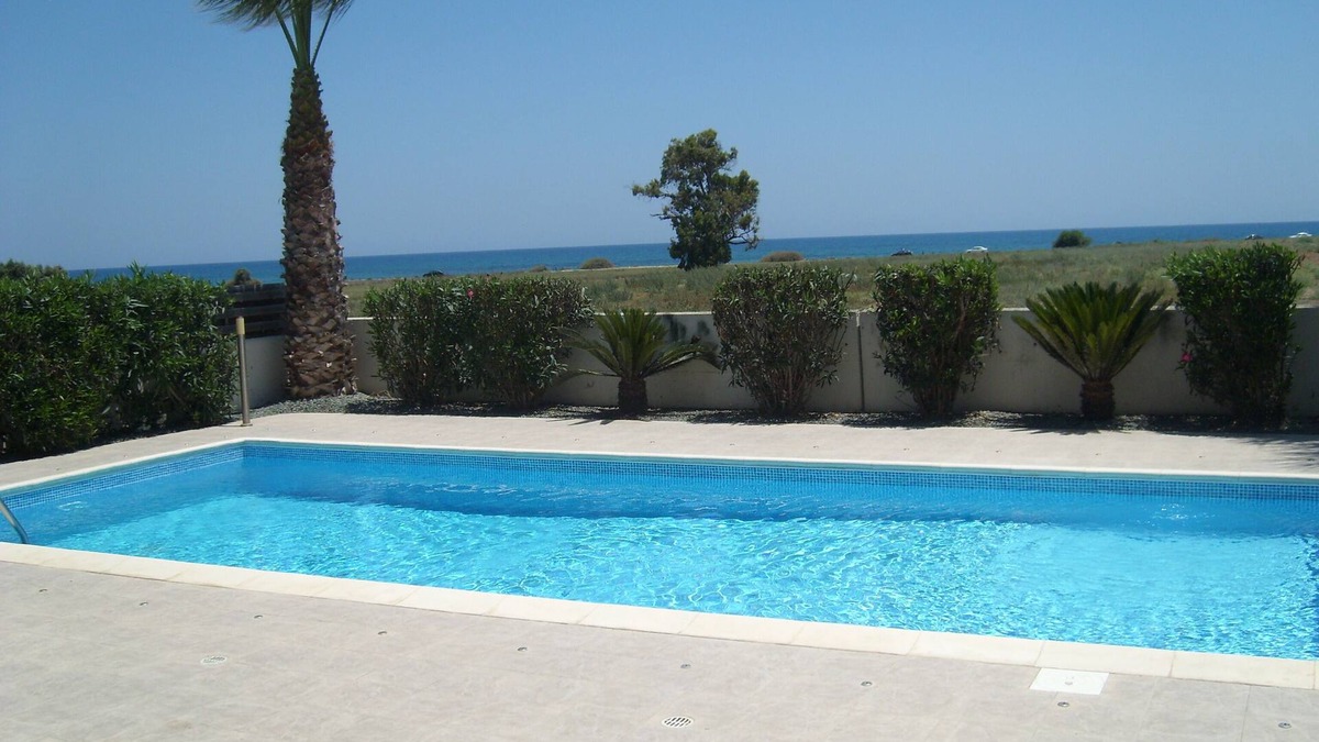 Pervolia Villa | Apollon Villa by the Sea With Private Pool, Gated Private Road.